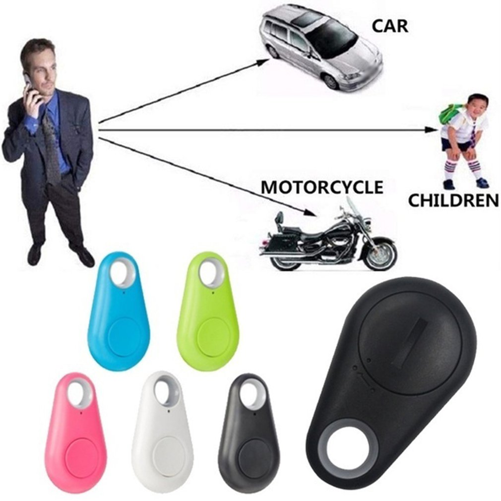 Mini  Smart Dog Pets Bluetooth 4.0 GPS Tracker Anti-lost Alarm Tag Wireless Child Bag Wallet Key Finder Locator