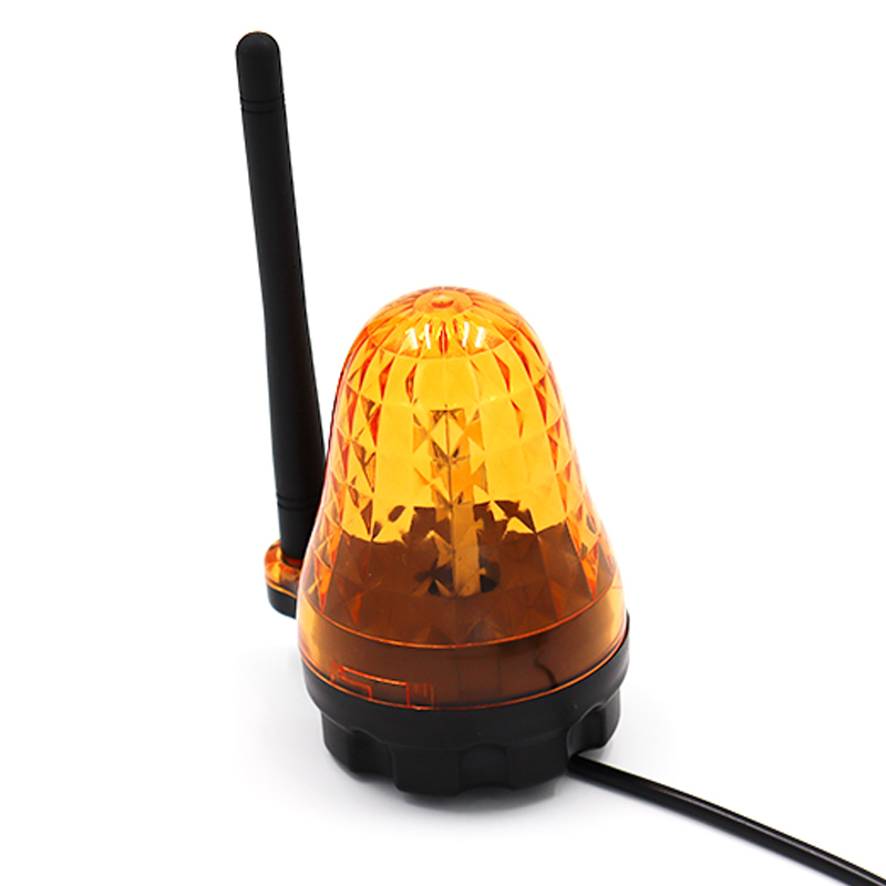 24VDC 12V 110V 220V Outdoor LED Signal Alarm Light Strobe Flashing Emergency Warning Lamp Wall Mount for Automatic Gate Opener