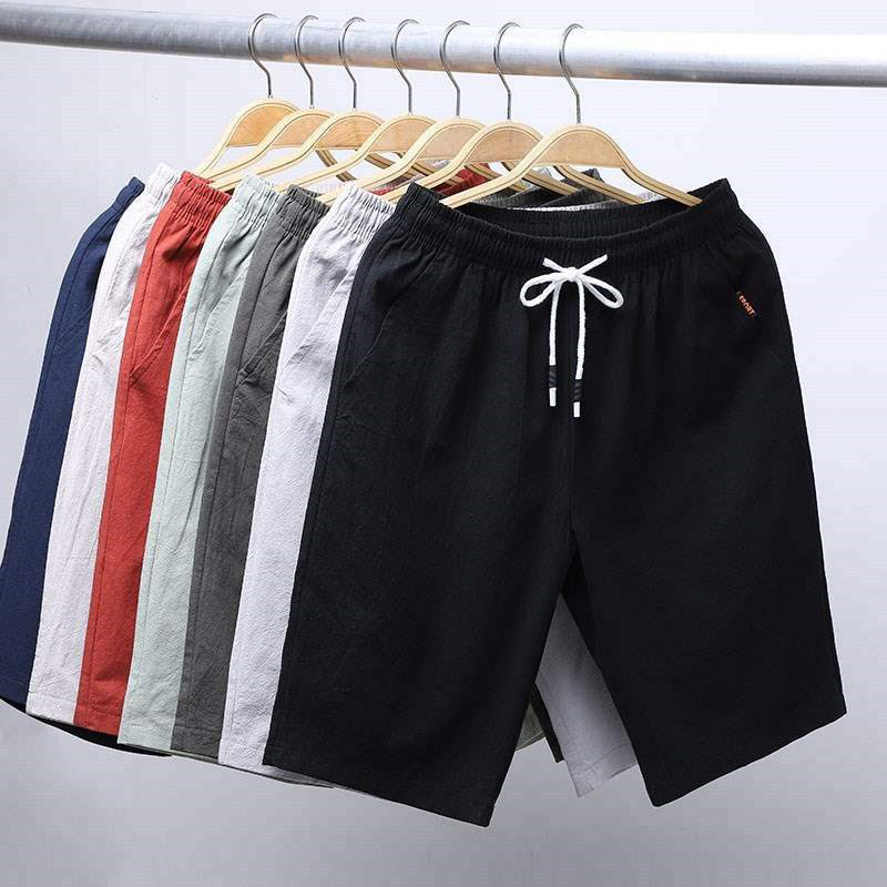 Men Shorts Solid Harajuku  Trend Basketball Sweatpants Casual Fitness High  Loose Beach Shorts Dropshipping