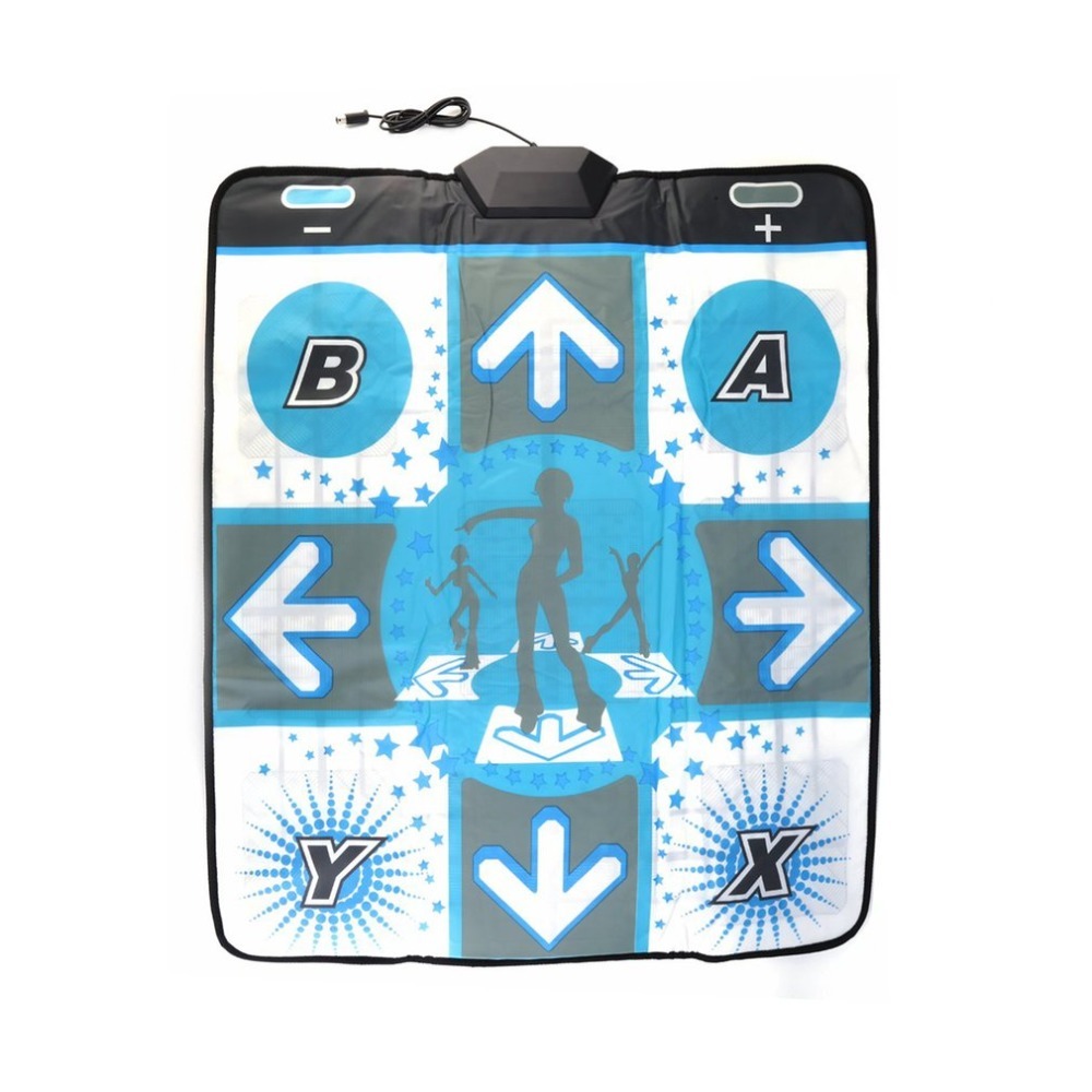 For Nintendo For Wii Non-Slip Dance Pad Dance Mats USB Dance Mat Dancer Blanket For Bodybuilding Fitness Anti-slip For Wii PC