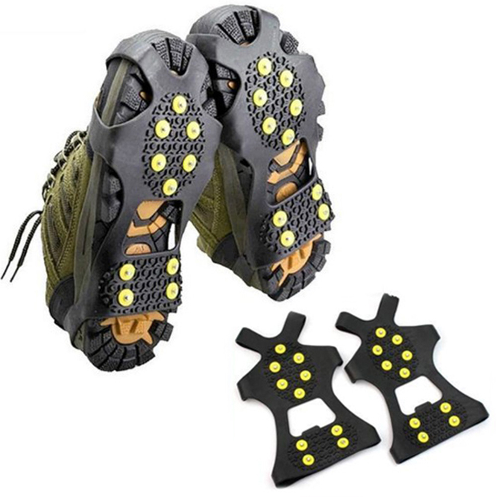 Non-slip Ice Clip， 1 Pair of Winter Climbing Non-slip Shoes， Snow Shoes， Shoe Covers， Curling Dropshipping
