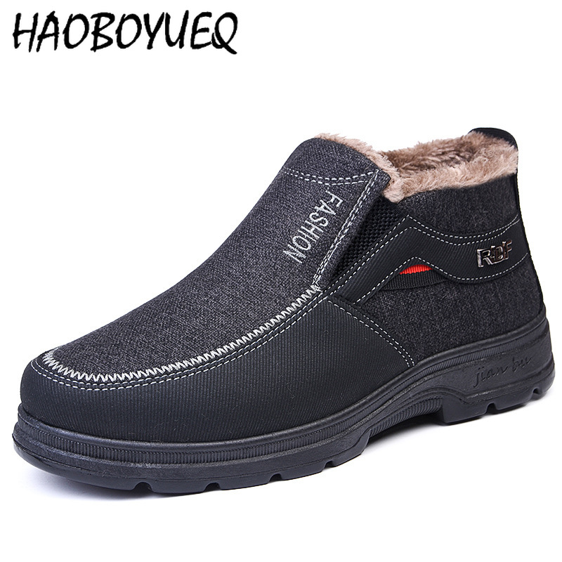 Men Winter Keep Warm Ankle Botas Winter Comfortable Outdoor Sneakers Sports Botas Casual Shoes  Plus Size 48 Zapatillas Hombre