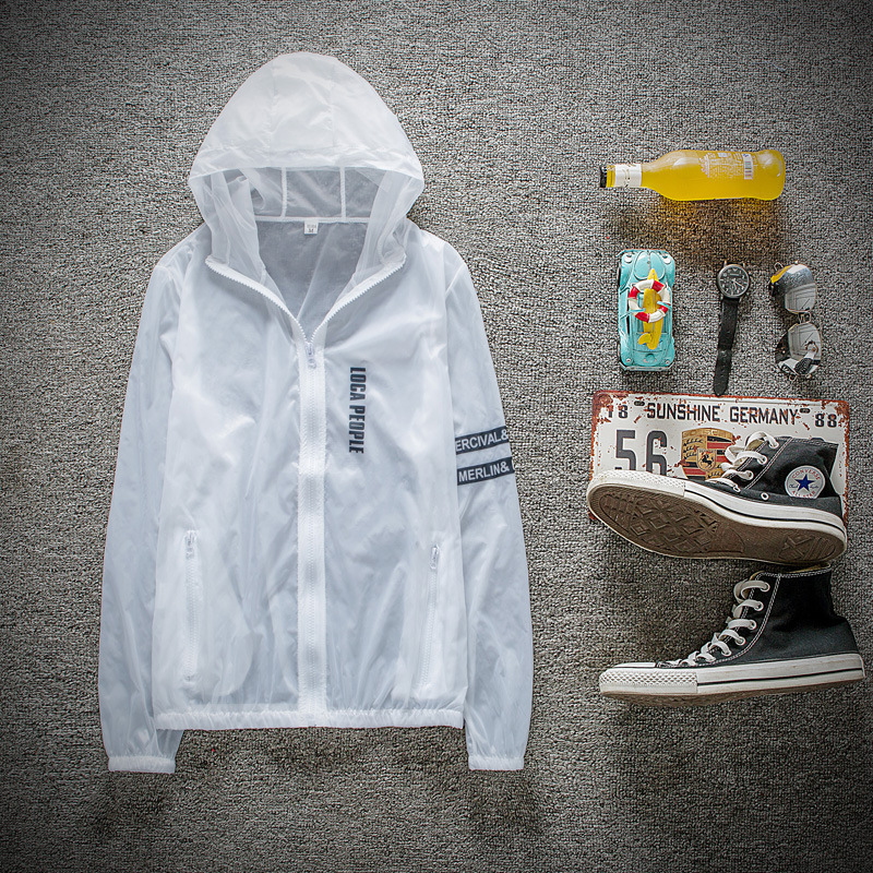  Solid Running Tops UV Sun Protect ClothingTransparent Long Sleeve Jackets Light Weight Summer Beach Wear Sunscreen