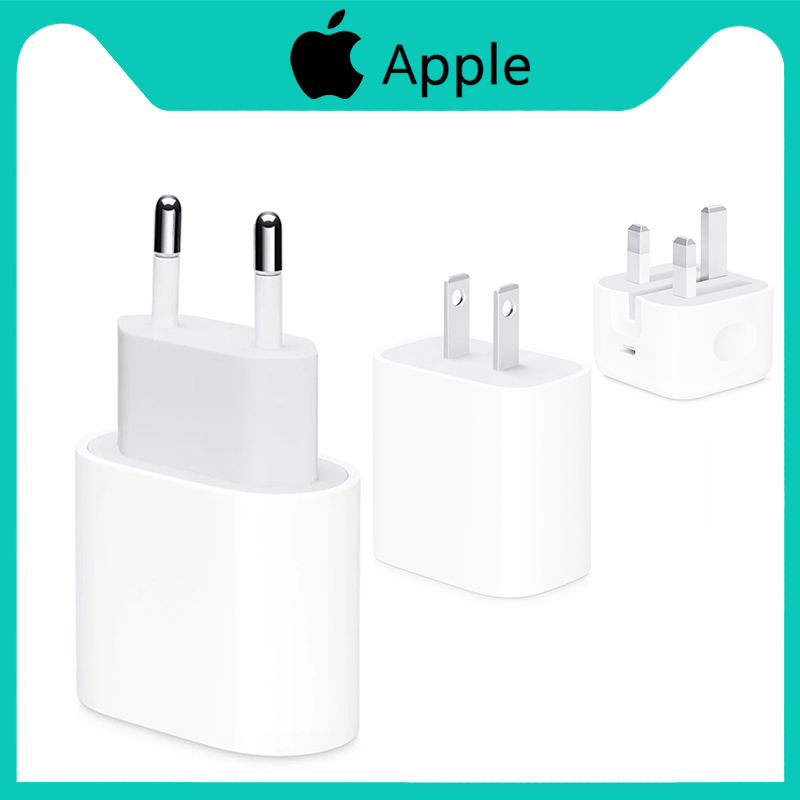 Original Apple Quick Charger 20W USB Type C EU/US/UK Plug Fast Charging for iPhone 13 12 X 11 8 iPad Pro Air Mini Power Adapter