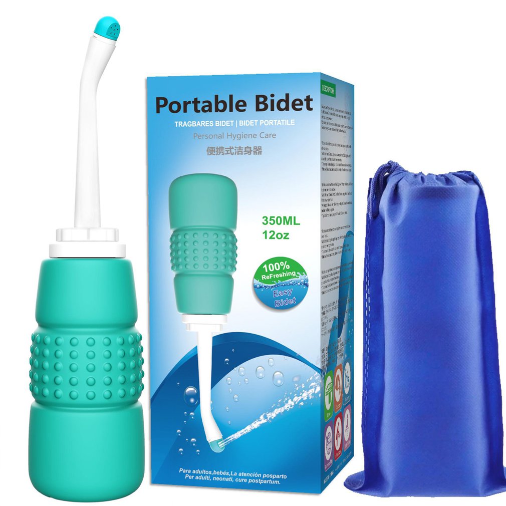 Portable Hand Held Bidet Sprayer Travel Personal Bidet Cleaner Hygiene Bottle Spray Washing Hygiene Cleaning Care Rinse Gadget