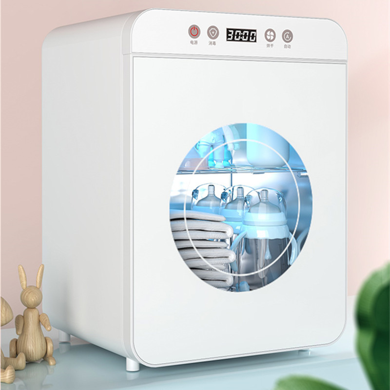 Bottle Sterilizer with Drying UV Small Disinfection Cabinet Refueling Mini