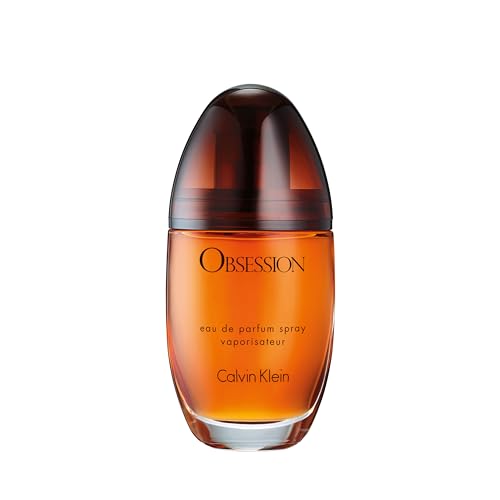 Calvin Klein Obsession Eau de Parfum – Ambery Women's Perfume – With Notes of Mandarin, Bergamot, Jasmine & Patchouli – Luxury Perfumes for Women – Long Lasting Fragrance