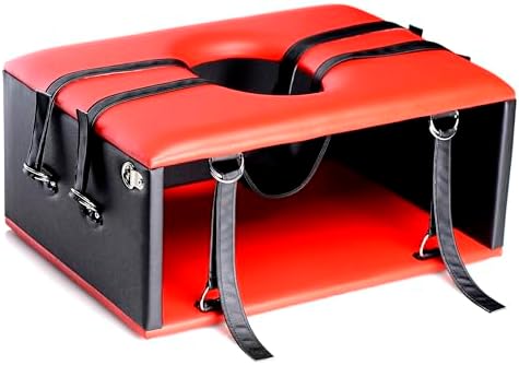 Master Series Queening Chair Sex Toy, 1 Count, Faux Leather