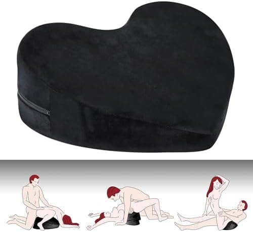 Sex Pillow Foam Heart Pillow Sex Position Pillow for Adults Sex Cushion Sex Furniture for Bedroom Couples Sex Toys