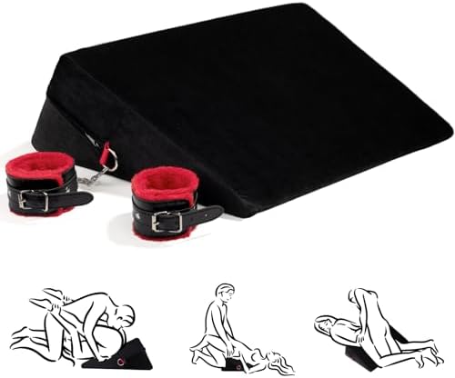 Sex Pillow Sex Position Pillow Sex Furniture for Bedroom, Sex Accessories for Adults Couples Sex Toys for Couple Sex Bondage Sex Handcuffs Sex Cushion Adult Toys for Man Woman