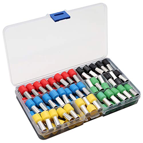 70PCS 4AWG Ferrule Connectors End Terminal Insulated Ferrule.Work Great for 4 Gauge Car amp. Clean Install. Widely Used in Electronics, Communication Equipment.