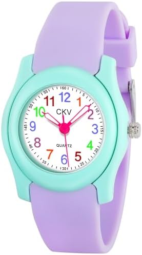 Kids Watch for Boys Girls Watches Age 3-12, 3ATM Waterproof Kids Analog Watch Time Teaching Easy to Read Kids Presents