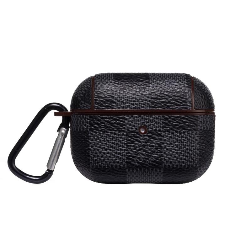 Checkered AirPods Pro Case – Black