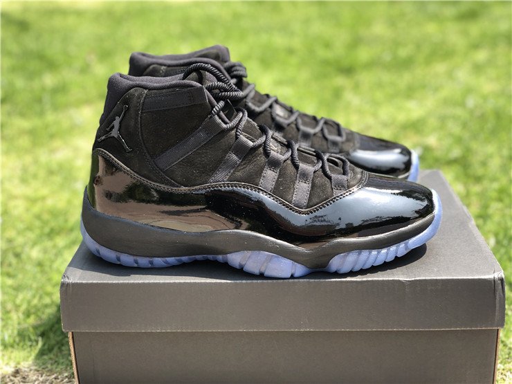 PK 2018 AIR JORDAN 11 CAP AND GOWN TRIPLE BLACK